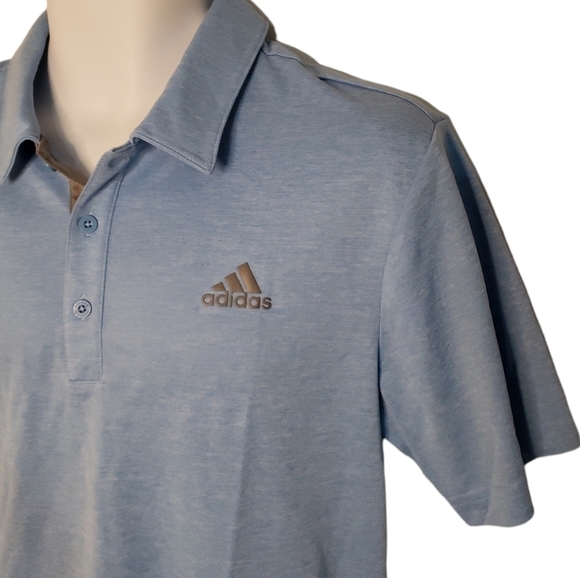 Adidas Golf Performance Stretch Comfort Preppy Gym Workout Sport Polo - Men's - Picture 8 of 11